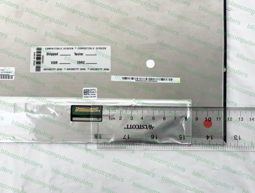 Dalle Écran LCD LED 16" B160UAN03.1 - Résolution FHD 1920x1200 - 30Pin 17mm - Visiodirect