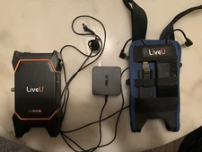 LiveU Lu300, soft case, and ac power. Used but works great!