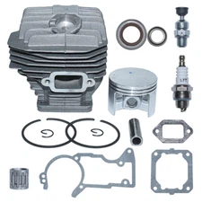 Top End Rebuild Kit 52mm Bore Cylinder Piston For Stihl MS440 044 Muffler Gasket