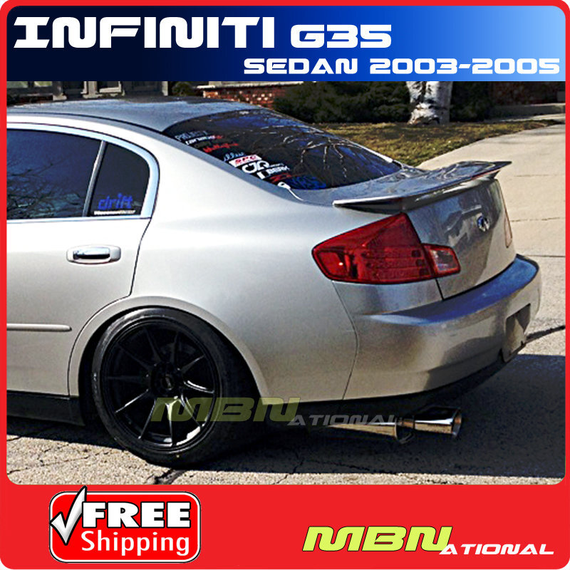 G35 Spoiler 2007 Factory Sport Infiniti G35 (V35) 2dr Coupe 2003 2007
