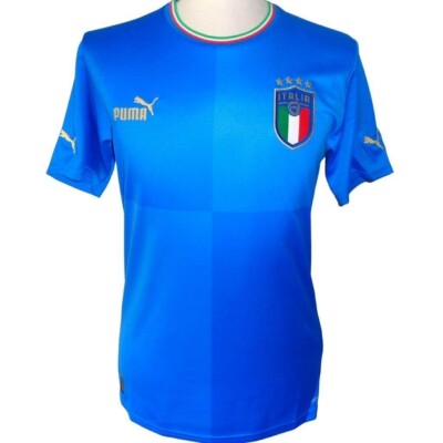 PUMA イタリア代表 サッカーシャツ M NEW Puma Italy FIGC Replica Home Soccer Jersey 765643-01 Men's