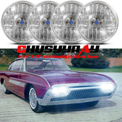 4PCS 5.75 INCH 5-3/4'' LED Headlights Sealed For Ford LTD Thunderbird Torino
