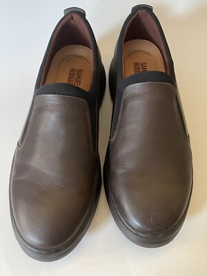 Samuel Hubbard Brown Leather Slip-On Frequent Traveler Men display picture 3