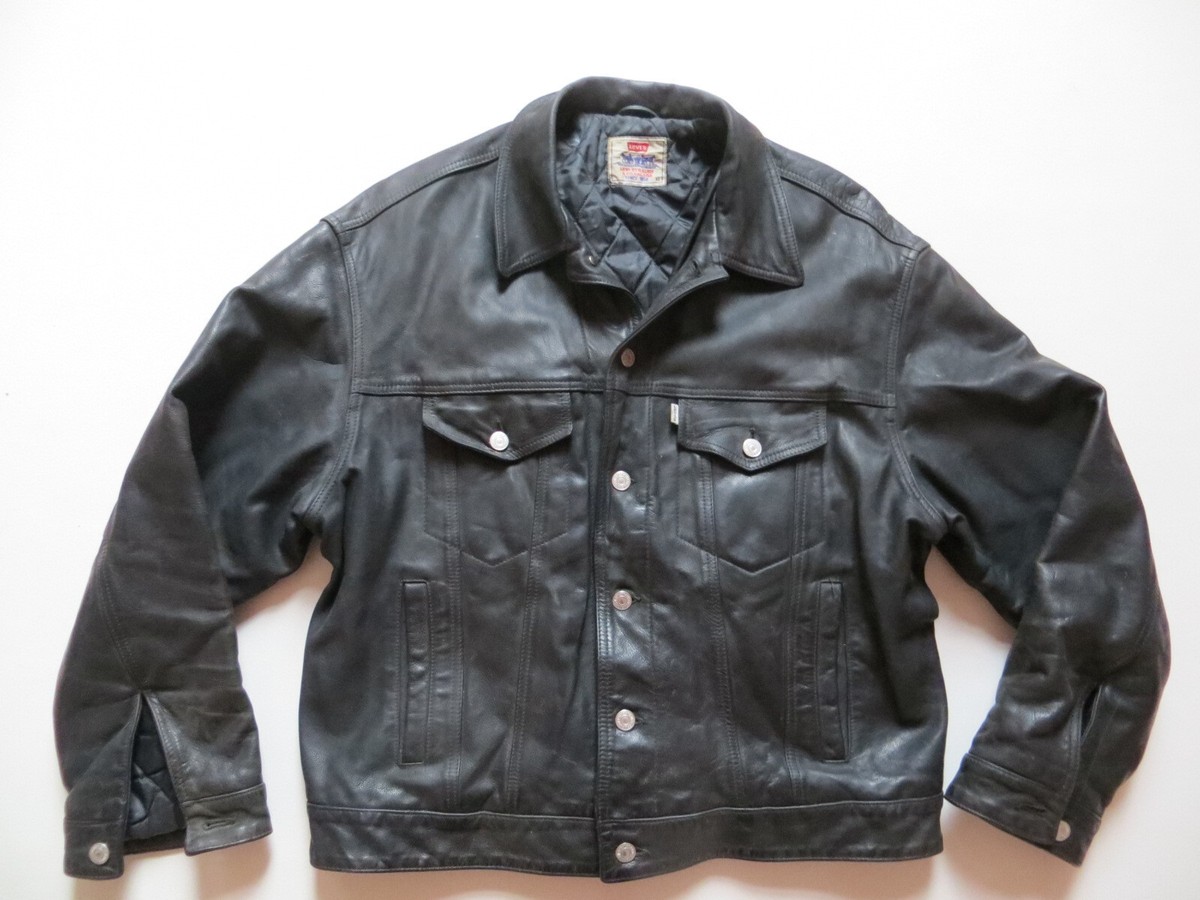 Levi's Jeansjacke Aus Leder Leder Levis Jeansjacke Gebraucht