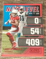 2021 PANINI SCORE Next Level Stats #11 Larry Fitzgerald Cardinals Red Parallel