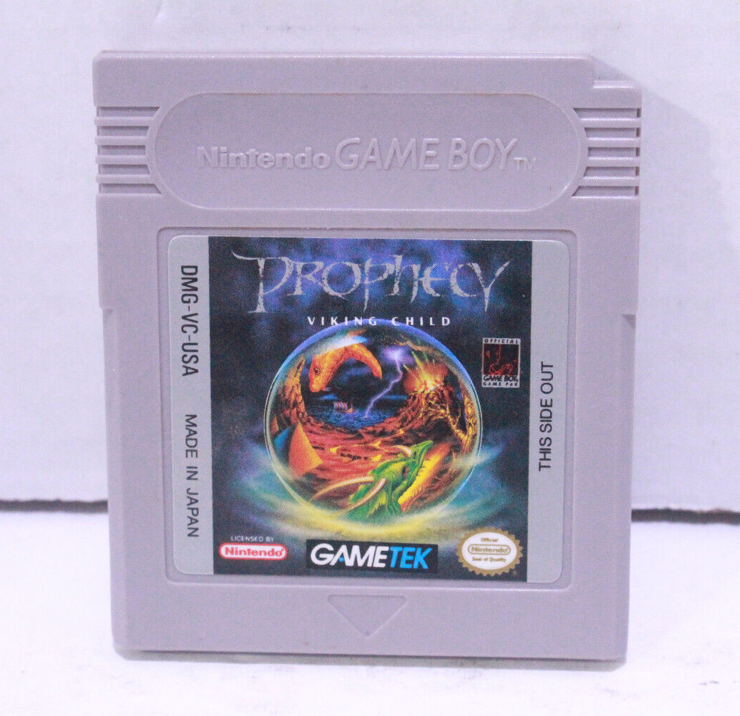Prophecy of the Viking Child (Nintendo Game Boy, 1992) Authentic Tested