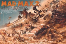 Mad Max II RARE Screen Print Poster by Jack C. Gregory Mondo Style