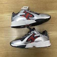 adidas Yung-96 Chasm J Silver Metallic Scarlet EE9299 Unisex Kids Shoes Size 6.5