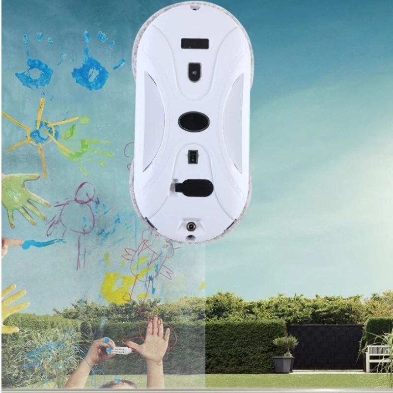 Intelligent Fensterputzroboter mit Dual-Sprüher,Fernbedienung Sicherheitsseil - Bild 4 von 4