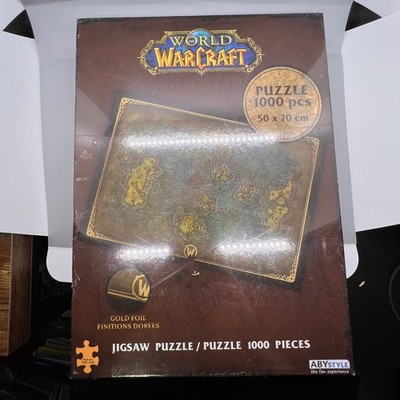 World Of Warcraft 2021 Azeroth's Map Jigsaw Puzzle 1000 Pieces SEALED