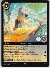 Disney Lorcana TCG Bolt - Superdog Super Rare Archazia's Island 4/204