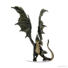 D D Icons of the Realms: Adult Black Dragon Premium Figure