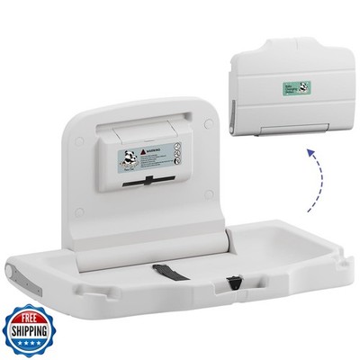 Stardrix Panda Care ADA Compliant Horizontal Wall Mounted Baby Changing Stati