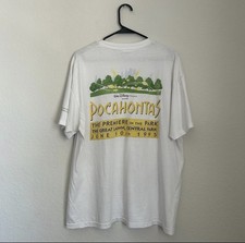 Vintage Pocahontas Movie Tee The Premiere In The Park Central Park Disney 90s XL