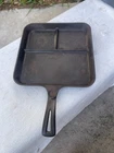 Vintage Wagner Ware Sidney O Cast Iron Bacon and Egg Breakfast Skillet 1101