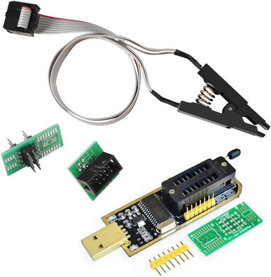 SOIC8 SOP8 Flash Chip IC Test Clips Socket Adpter Programmer BIOS + CH341A 24 25