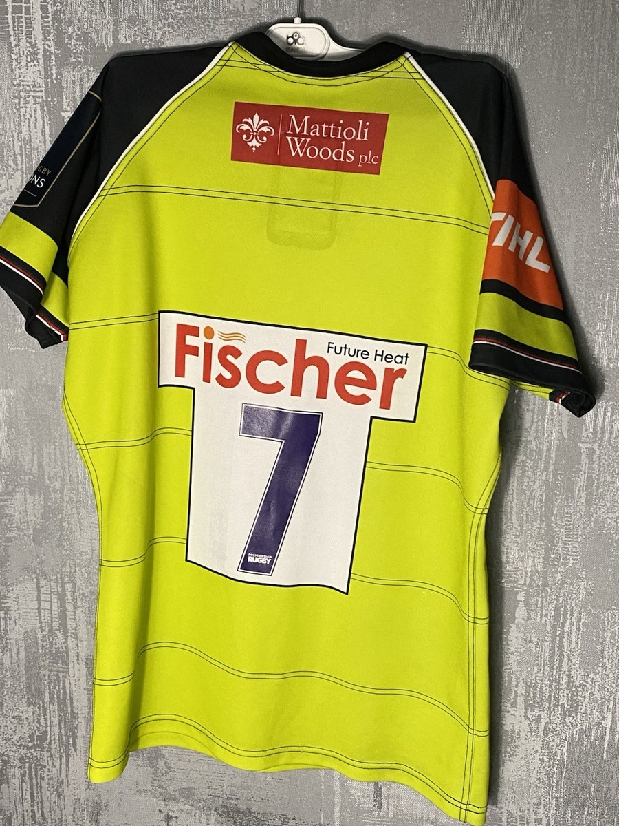 Maillot Extérieur Leicester Tigers 2016/17 – Taille XXL – Porté Match – Marque Kooga – Occasion