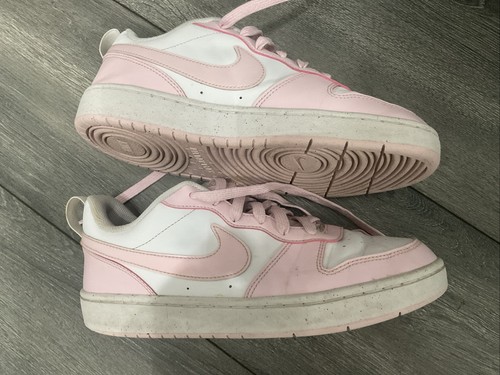 nike court borough low recraft gs White/pink Size 7Y. Dv5456-105 - Picture 10 of 10
