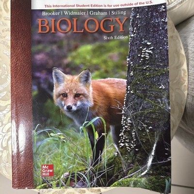 Biology  By Robert Brooker And Others 6th Edition 2023