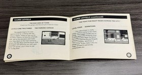 Nintendo NES Target: Renegade Taito Manual Only instructions Book 1990 Vintage