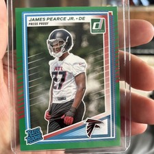 2025 Panini Donruss - Rated Rookie James Pearce Jr. #363 Press Proof Green (RC)
