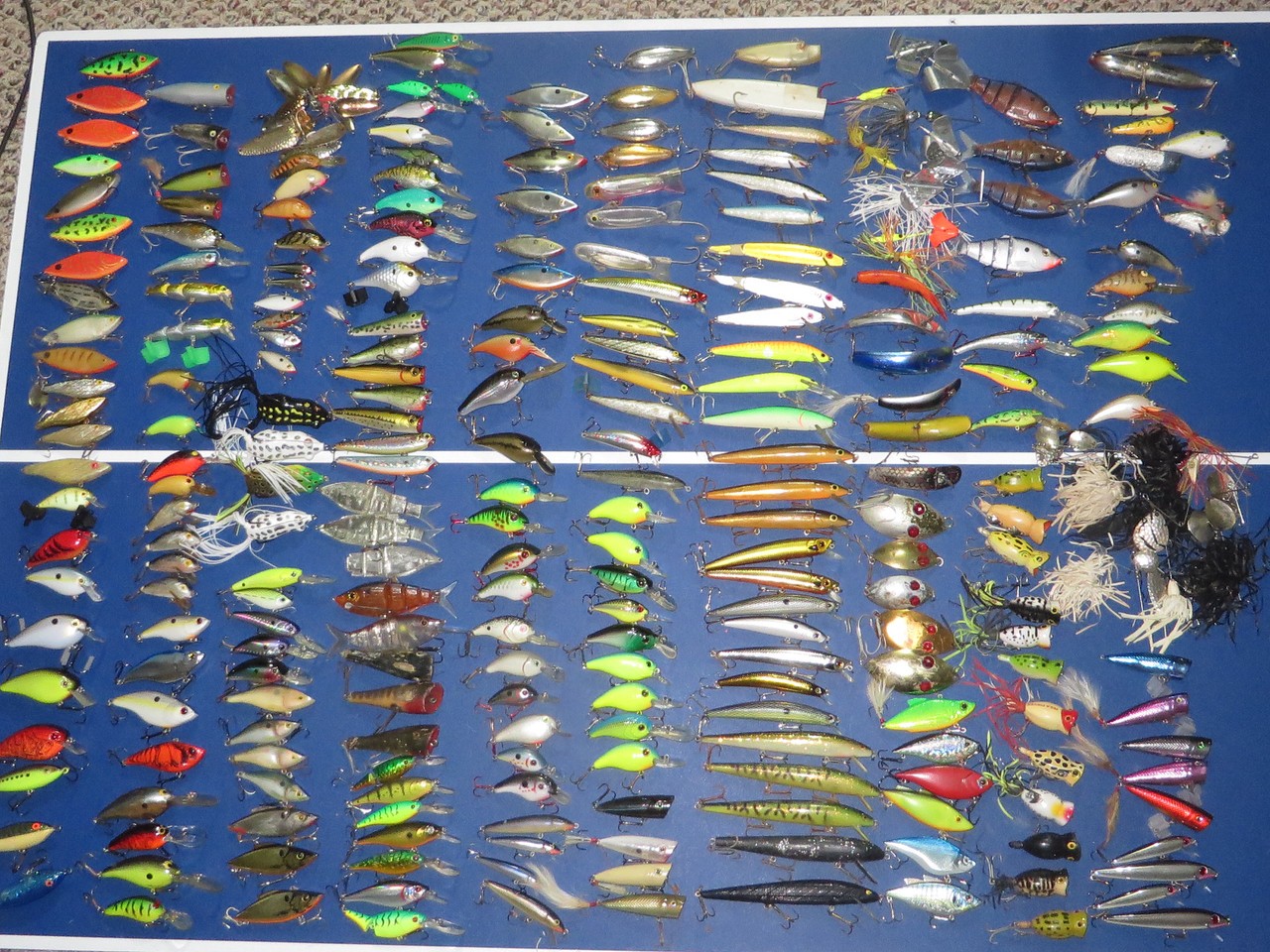 Huge Fishing Lure Lot over 250 Lures Rebel Rapala Berkley CC Creek - Image 3