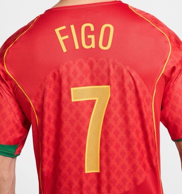 Size Medium Nike Portugal 2004 Reissue Luis Figo Numbered Red