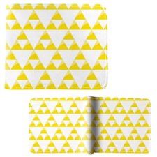 The Legend of Zelda - Triforce White Pattern 4.5" Bi-Fold Wallet NEW Billfold