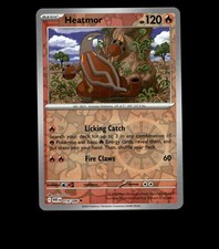 Heatmor – 019/086 – White Flare – Reverse Holo – Near Mint Pokemon Card TCG