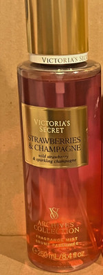 New Victoria's Secret VS Strawberries And Champagne Fragrance  Body Mist 8.4oz