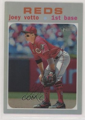 2020 Topps Heritage Chrome Refractor 248/571 Joey Votto #THC-40 2o7