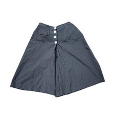 Black Cotton Blend Skirt Shorts Flared Leggings 1960's