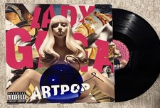 LADY GAGA SIGNED ARTPOP VINYL LP - BECKETT LOA 