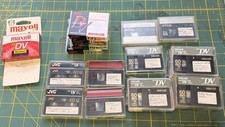 Mixed lot of 21 JVC Sony TDK Maxwell Home Video Tapes new/used found footage