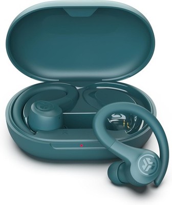 JLab GO Air Sport+ True Wireless Earbuds Teal, 35+ Hour Bluetooth Playtime