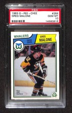 1983 O-Pee-Chee #284 GREG MALONE PSA 10 GEM-MT 14580816 