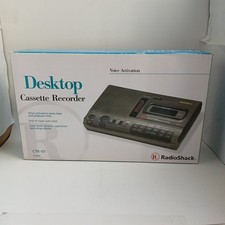 Vintage RadioShack CTR-117 Cassette Tape Recorder DIY Home Recording Lo-Fi NEW
