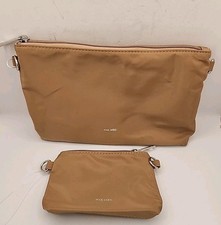 NEW Pixie Mood Drea Pouches Set Latte Nylon (...