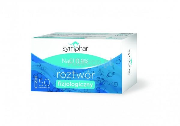 Symphar NaCl 0.9% physiological saline 50 ampoules