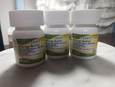 Lot of 3 Ohm Allergy Relief Cetirizine HCI tablets-USP 10 Mg-100 Ct exp 4/26