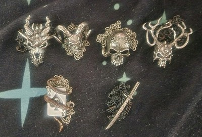Alchemy Gothic Loose Pendant Necklaces $60 Each