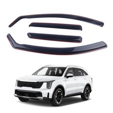 Smoke Black in-Channel Window Visor Window Deflectors Rain Guards Compatible