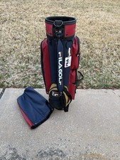 Vintage International golf Bag Fila golf Made In Italy Blue/ Red