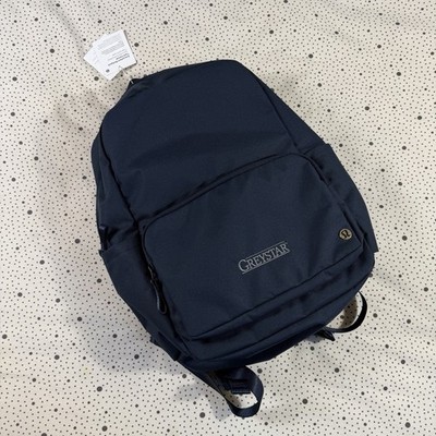 Lululemon Everywhere Backpack 22L Tech Canvas Navy Preppy Sporty Company Logo
