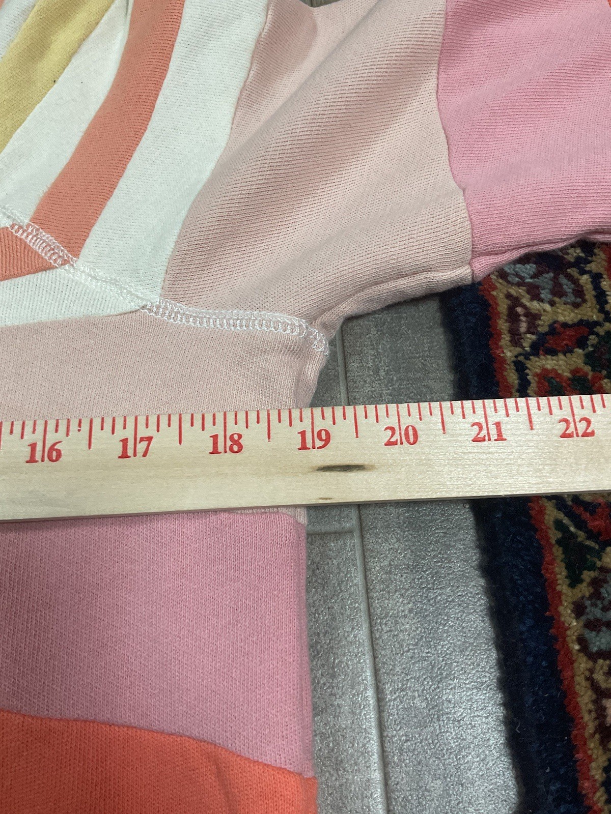 Faherty Soleil Sunshine Patchwork Colorful Women’… - image 9