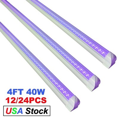 48'' LED UV Light Bar Tube Blacklight Fixtures 40W For DJ Party Club Party Decor