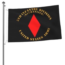 5th Infantry Division 2x3 Ft Garden Flag Patio Decor Holiday Banner