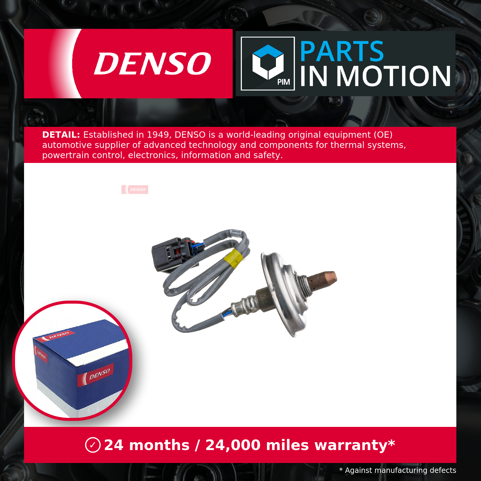 Lambda Sensor fits MAZDA 2 1.5 07 to 15 Oxygen Denso ZJ36188G1B ZJ38188G1A New