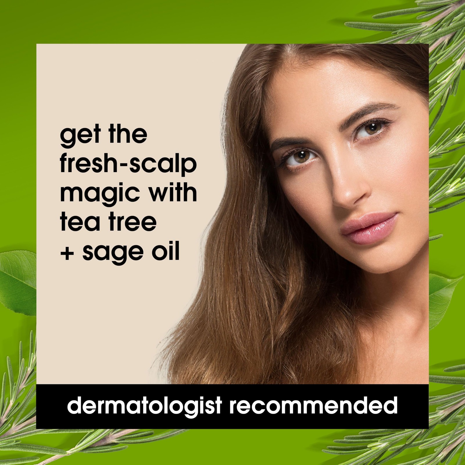 Yes To Naturals Tea Tree & Sage Oil Scalp Relief Shampoo for Dry & Itchy Scalp,