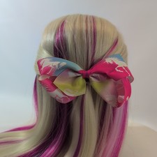 Unicorn Bow Hair Clip, Large Cheer Birthday Party Dress Easter Spring Cute 